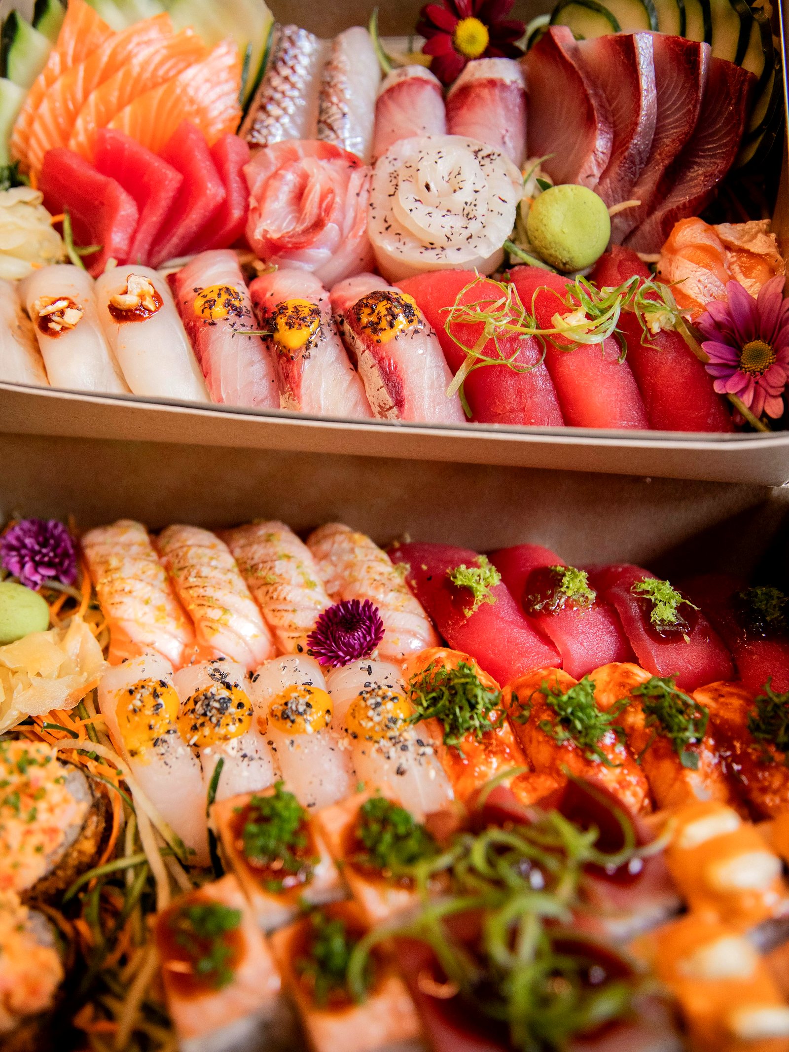Sashimi y nigiri de Arrecife